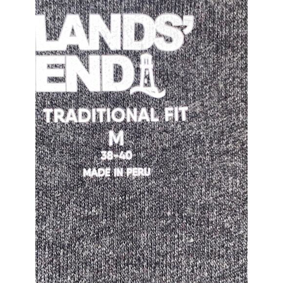 Lands' End Men Long Sleeve Traditional Fit Polo Shirt Size Medium - Picture 3 of 4